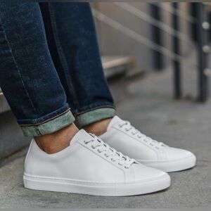 Thursday Boot Company | Everyday Premier Low Top White Leather Sneakers Size 8